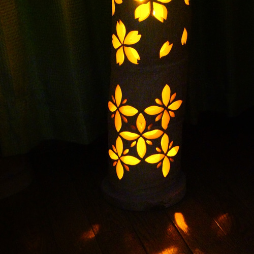 希少☆曲がり竹☆ 竹灯り〜春が来た〜竹灯籠孟宗竹