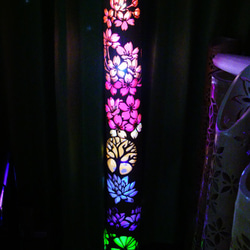 ☆超大型☆ 竹灯り 彩シリーズ 〜桜・蓮〜 竹灯籠 孟宗竹 スタンド