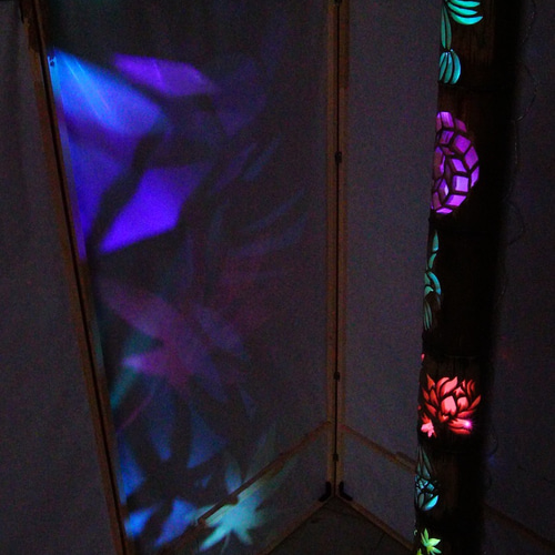 竹灯り彩シリーズ〜紅葉季節の移ろい〜竹灯籠孟宗竹