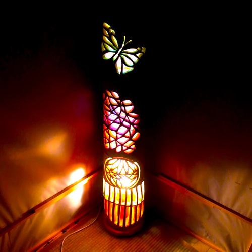 竹灯籠　　〜〜蓮螺旋〜〜　コンセント・電池式両方可 it-60d52138ad6bf-1200.jpg