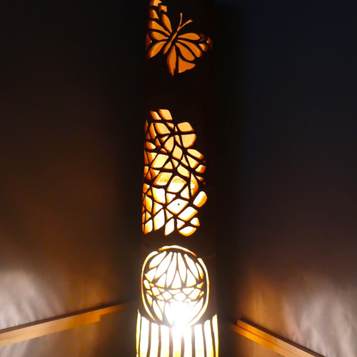 竹灯籠　　〜〜光のかけら〜〜　コンセント・電池式両方可 竹灯籠 〜〜光のかけら〜〜 コンセント・電池式両方可 竹灯籠