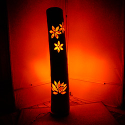竹ランプ　〜〜揺らぎの炎花〜〜 4枚目の画像