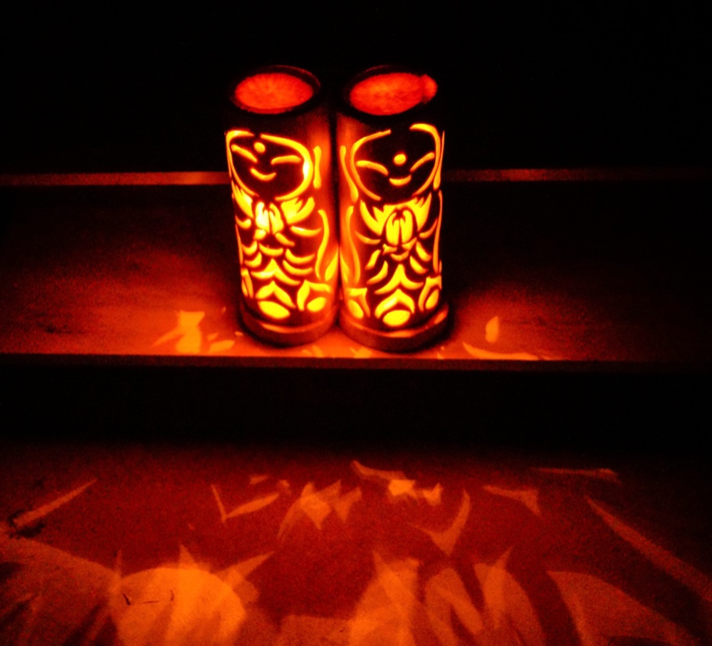 竹灯り・竹灯籠　〜〜２つの微笑み・お地蔵様〜〜