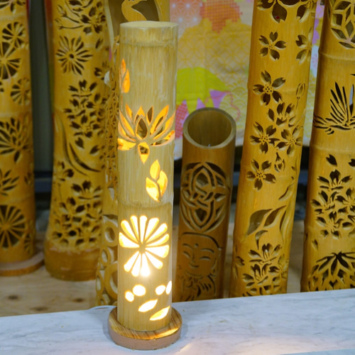 ☆竹灯り・竹灯籠☆ 和模様