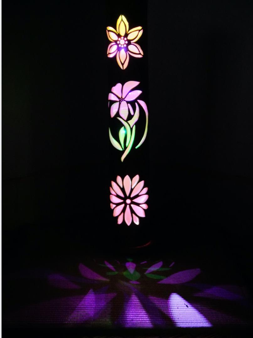 ★予約品★ 竹ランプ　〜〜花の華〜〜