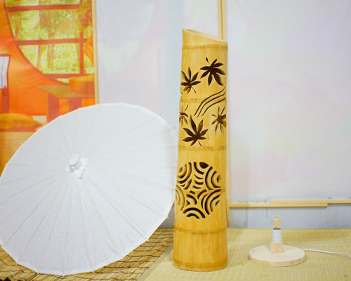 竹灯り 彩シリーズ 〜紅葉季節の移ろい〜 竹灯籠 孟宗竹