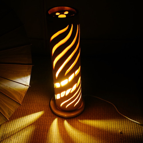 竹灯り・竹あかり・竹灯籠・竹灯篭・竹ランプ ～～ 癒しの灯り☆風