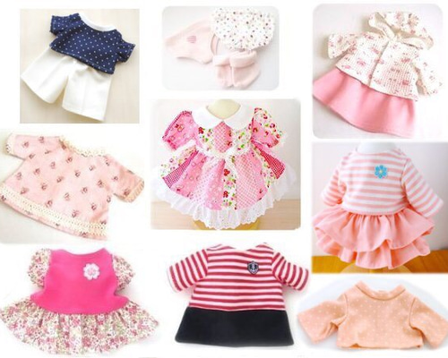A☆ぽぽちゃんサイズ人形服の型紙14点セット その他人形 kcoton 通販