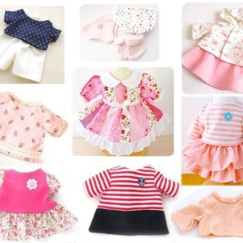 A☆ぽぽちゃんサイズ人形服の型紙14点セット その他人形 kcoton A☆ぽぽちゃんサイズ人形服の型紙14点セット その他人形 kcoton