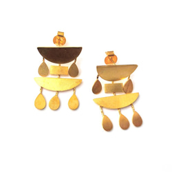 The Taji Earrings (ドロップレイヤー) 4枚目の画像