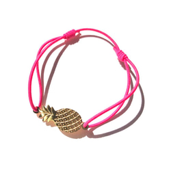 Heaven Beach Bracelet (ピンク・パイナップル) 1枚目の画像