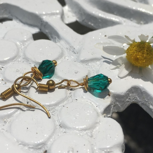 セルリアングリーン・エキゾティックピアス ピアス（フック・チェーン