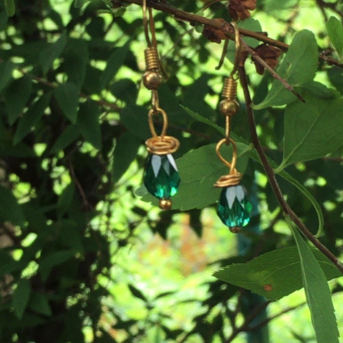 セルリアングリーン・エキゾティックピアス ピアス（フック・チェーン