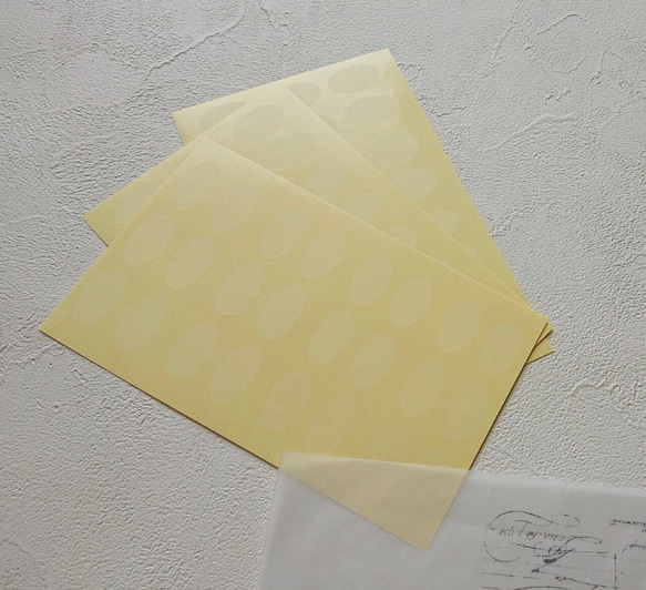 【送料無料】透明楕円シール・120枚（13×22㎜）封印・封かん・口留めシール 4枚目の画像