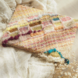 手織りのファブリックパネル Fabric Panel 1枚目の画像