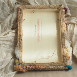 手織りのファブリックパネル Fabric Panel 2枚目の画像