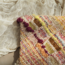 手織りのファブリックパネル Fabric Panel 3枚目の画像