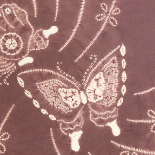 風呂敷 壁掛け 「 蝶 」草木染め 絞り 伝統工芸 タペストリー・壁掛け