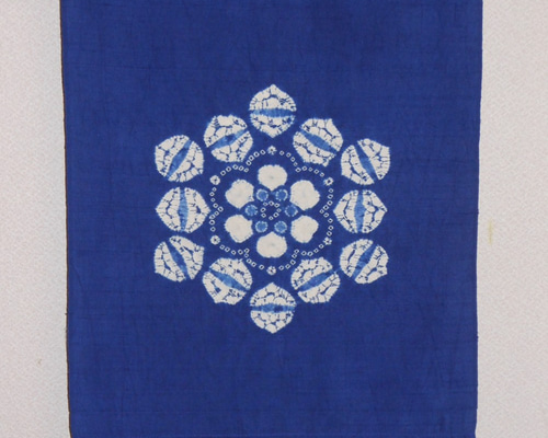 絞り染め 幻の花 正絹 壁掛け 伝統工芸 タペストリー その他インテリア