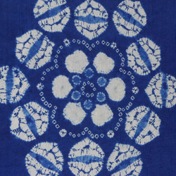 絞り染め　幻の花　正絹　壁掛け 伝統工芸 タペストリー 5枚目の画像
