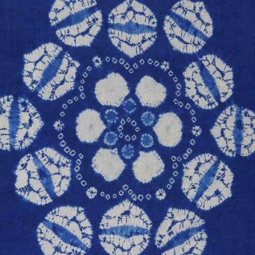 絞り染め 幻の花 正絹 壁掛け 伝統工芸 タペストリー その他インテリア