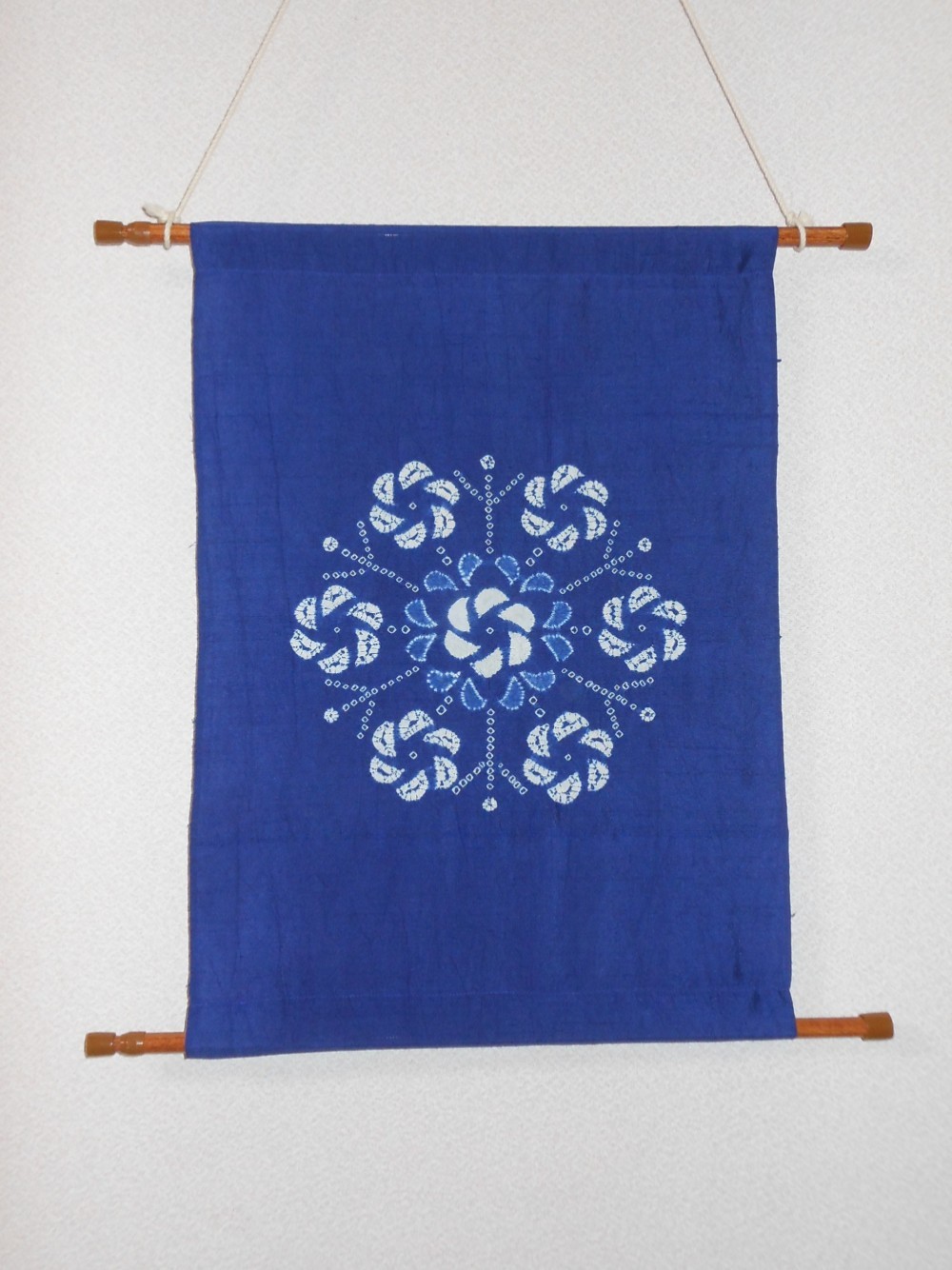 絞り染め、秘めたる花 絞り染め、秘めたる花