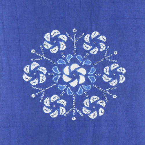 絞り染め 花めぐり 正絹 壁掛け 伝統工芸 タペストリー その他