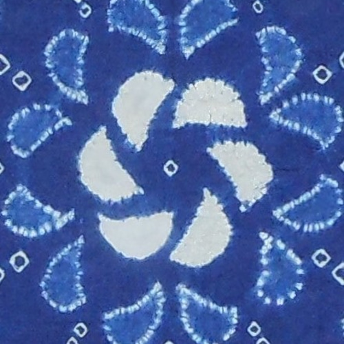 絞り染め 花めぐり 正絹 壁掛け 伝統工芸 タペストリー その他