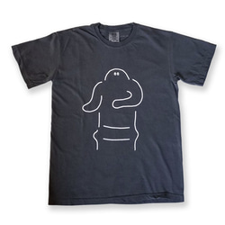 古代シリーズ＊ゆるい埴輪Tシャツ（pepper） 1枚目の画像