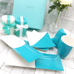 【Tiffany＆Co.】ティファニー　ブルーボックスリボン　食器おまとめセット 未使用品Tiffany＆Co. ティファニー ブルーリボン 食器 おまとめ