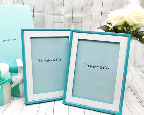 か*め様 Tiffany & Co. 花柄フォトフレーム か*め様 Tiffany & Co. 花柄フォトフレーム か*め様 Tiffany