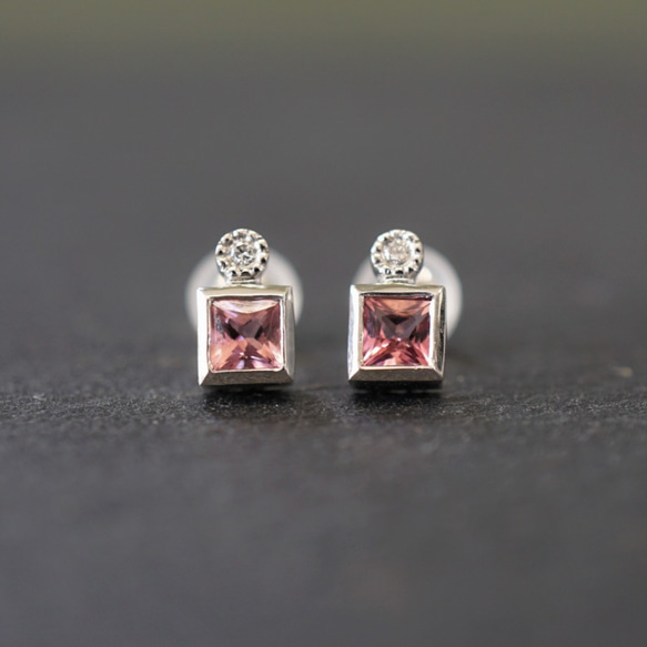 ピンクトルマリン ダイヤモンドカット