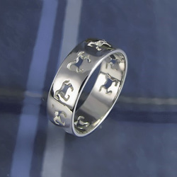 馬九イクんです」リング（950シルバー 430RGS C6） 指輪・リング