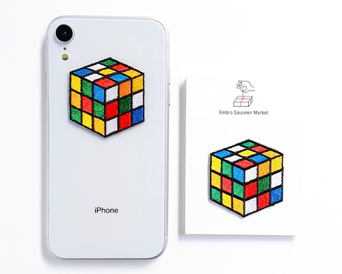 Google 非売品グッズ10点／トートバッグ、ルービックキューブ、ステッカー等 クリアできないルービックキューブ 2WAYS！刺繍のアイロンワッペン