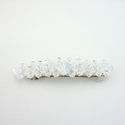 Swarovski white opal barrette 1枚目の画像