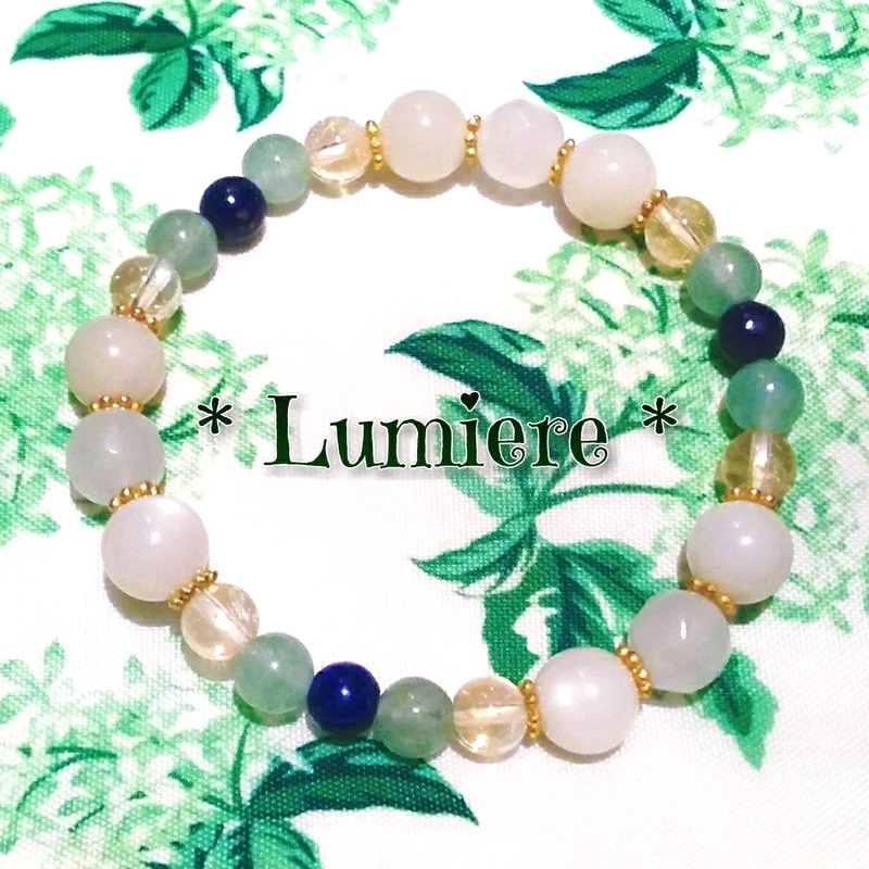 エネルギー封入アミュレット★リターンブレスレット★天然石