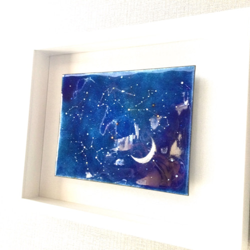新作2021】星座BOX(L)-B 一点もの 七宝焼 七宝絵画 アート