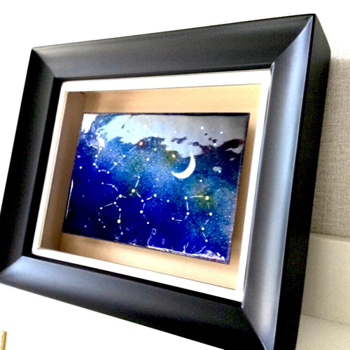新作2021】星座BOX(M)-D 一点もの 七宝焼 七宝絵画 アート