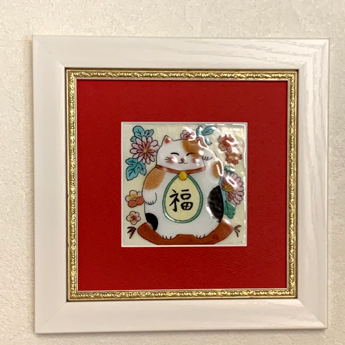 七宝焼　窓辺　(京七宝)   ヒロミ.アートの七宝絵画 七宝焼 窓辺 (京七宝) ヒロミ.アートの七宝絵画 京都・東山