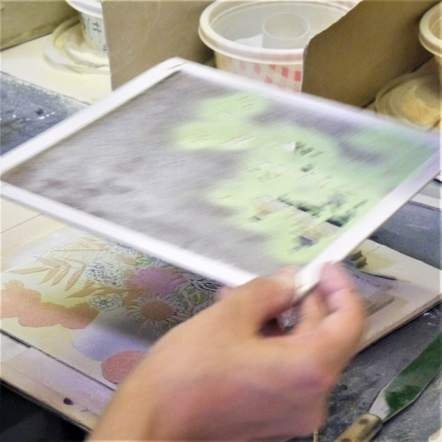 七宝焼アートミニフレーム「招きねこ」染型七宝 京七宝 その他アート