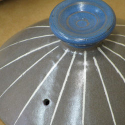 ストライプ土鍋（大） 3枚目の画像