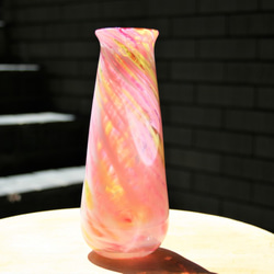 手作りガラス　雪風〈花器〉3色あります。 6枚目の画像