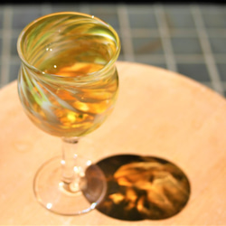 手作りガラス　雪風〈miniワイン〉3色あります。 3枚目の画像