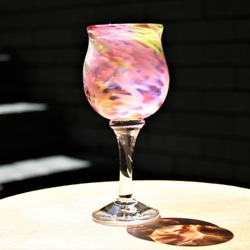 手作りガラス　雪風〈miniワイン〉3色あります。 4枚目の画像