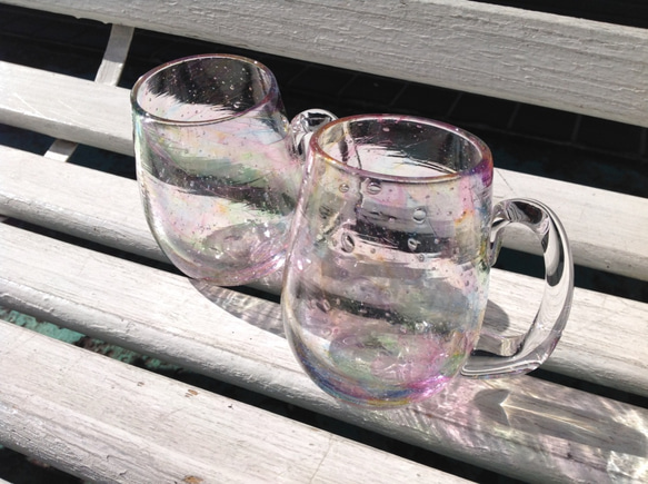 手作りガラス　～夢見〈マグカップ〉～　 3枚目の画像