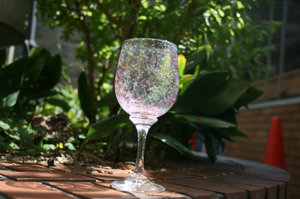 手作りガラス　～夢見〈ワイングラス〉～　 1枚目の画像