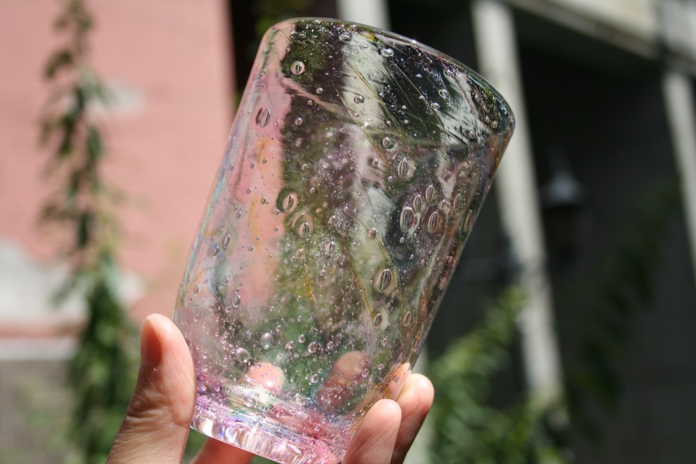 手作りガラス　～夢見〈タンブラー〉～