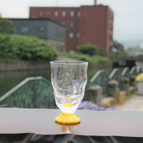 手作りガラス Ice glass〈yellow〉 グラス 小樽 ilponte 通販 9788748