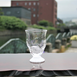 手作りガラス　mini Ice glass〈White〉 1枚目の画像