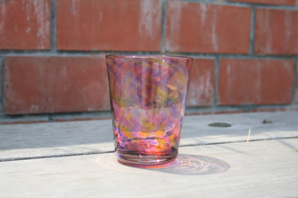 手作りガラス　sparkle 〈pink〉 4枚目の画像